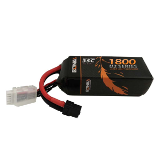 BONKA 1800mAh 35C 4S LiPo Battery for RC Helicopter